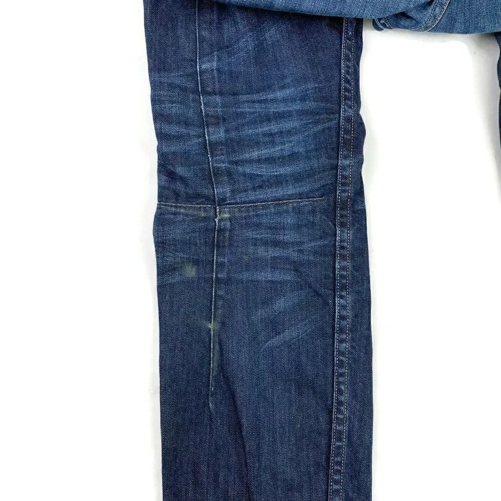 All Saints Men’s Short Kick Denim Jeans Blue 28 - Picture 3 of 8